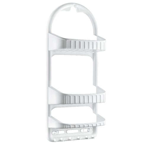 Полиця для ванної кімнати пластик білий 09165 ELIF Житомир