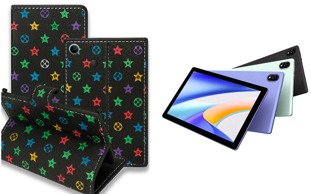 Книжка-трансформер для планшета Doogee Tab U10, U10 Pro, колір Black Lyi Black Київ - фото 1