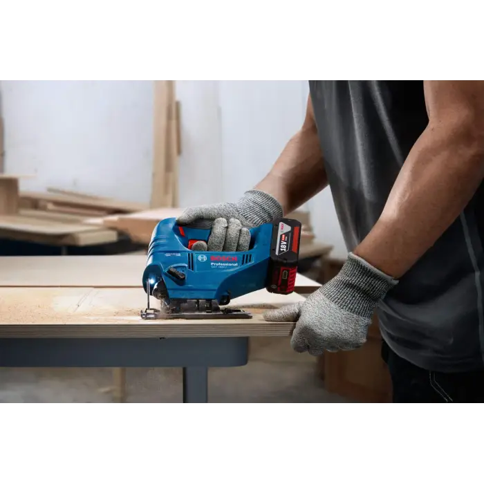 Професійний акумуляторний лобзик Bosch GST 183-LI Solo : без АКБ, 3300 об/хв, глибина різу 95мм Київ - фото 8
