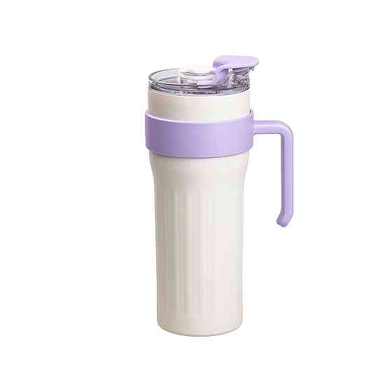 Термочашка Big Mac 1,2 л з трубочкою біла HP-14-24W Коломия