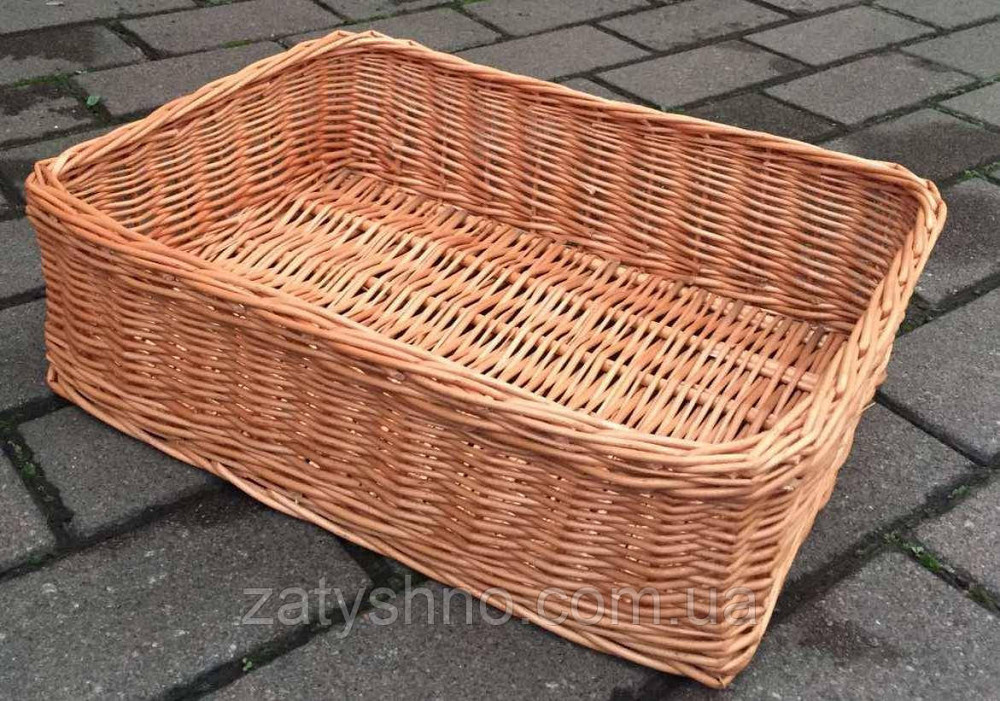Лоток плетеный  из лозы для хранения овощей/корзина из лозы плетеная/корзина для овощей Киев - изображение 5