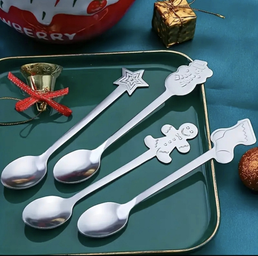 Різдвяні ложки 4 шт Сміла - фото 1