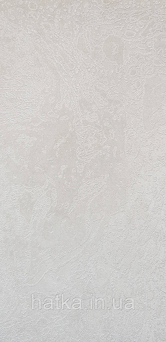 Шпалери вінілові на флізеліні DU&KA Majestic1.06х10 штукатурка під камінь структурні білі з беж срібло Київ - фото 3