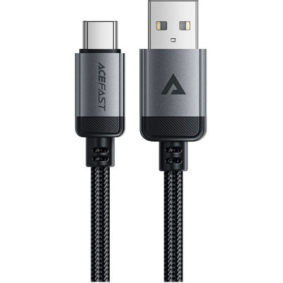 Дата кабель USB 2.0 AM to Type-C 1.2m 3.0A (18W) C20-04 aluminum alloy Black Acefast (6974316283782) Винница - изображение 1