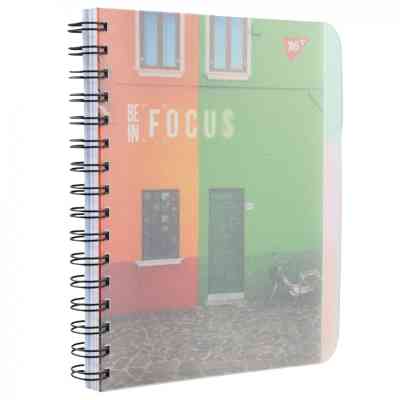 Блокнот Yes В6 Be in focus 144 листа пластиковая обложка (681954) Винница