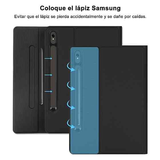 Чохол-клавіатура для Samsung Galaxy Tab S10 FE/S9 FE 10.9" Чорний QWERTY Bluetooth Slim Київ
