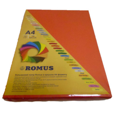 Бумага Romus A4 160 г/м2 100c, red coral (R50225) Винница - изображение 1