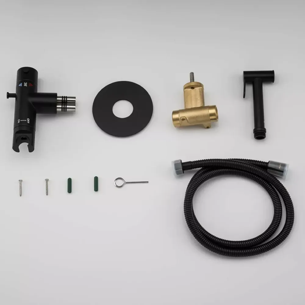 Гігієнічний душ з термостатом GAPPO G7290-6 , чорний Київ - фото 5