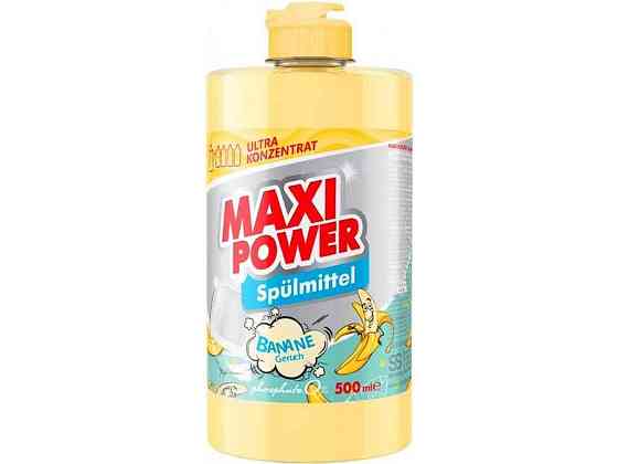 Засіб д/миття посуду 500мл Банан (push-pull) ТМ MAXI POWER Solmir Київ