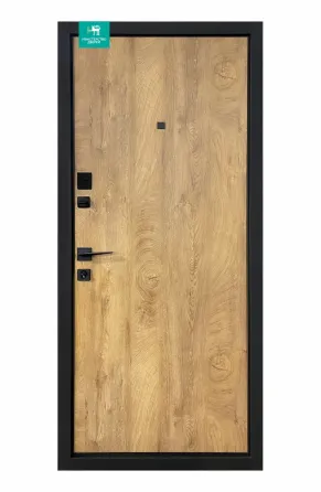 Двері вхідні Міністерство дверей П-3К-573 Квартира Спил кольячний / Спил медовий 860х2050 мм Київ