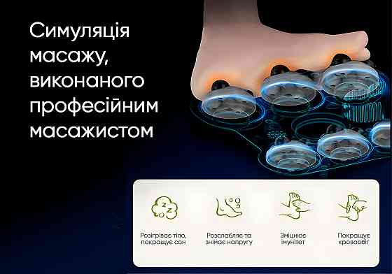 Масажна ванна для ніг EasyFit з підігрівом, масажер для стоп електричний Коломия