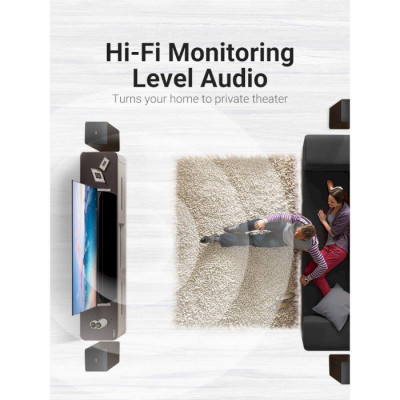 Кабель HDMI M - M, 2.0 м, V2.1, 8K 60Гц обплетення, Silver Metal Type Vention Винница - изображение 10