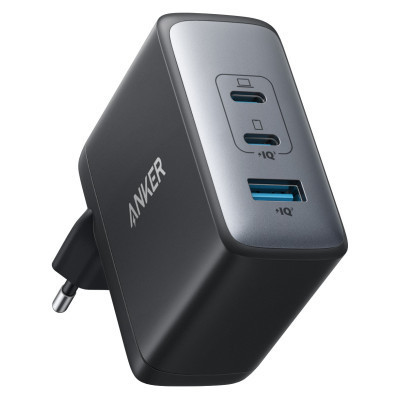 Зарядное устройство Anker PowerPort 736 Nano II - 100W 2xUSB-C PD 1xPIQ GaN Black (A2145G11) Винница - изображение 1