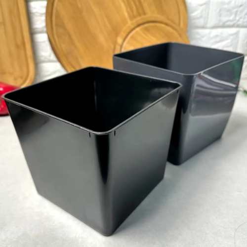 Вазон Квадро 27*27*26см низький граніт Алеана Житомир - изображение 4