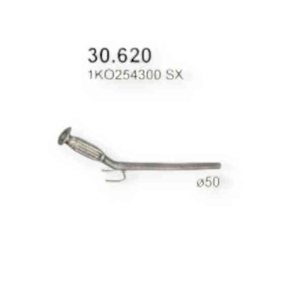 Труба приймальна автомобіль Фольцваген Caddy III 2.0 SDi (штани) Мукачево