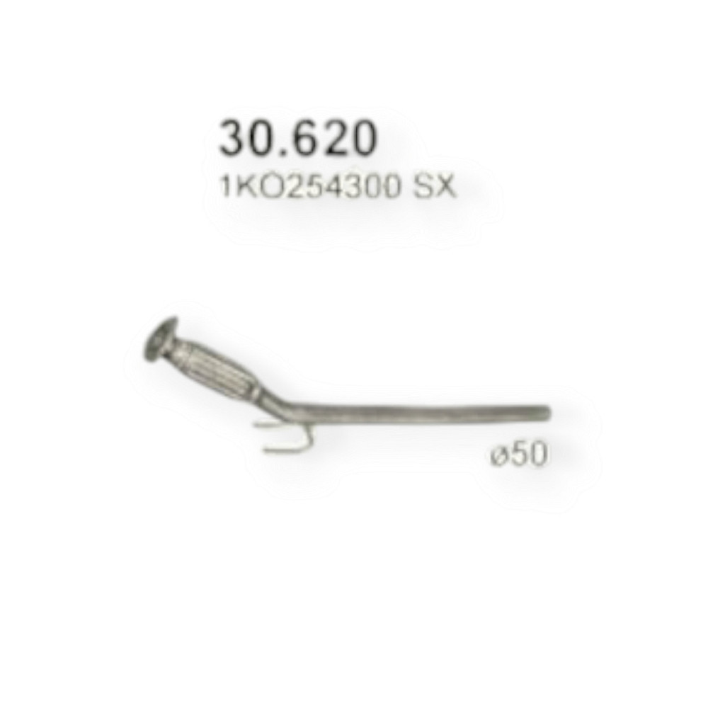 Труба приймальна автомобіль Фольцваген Caddy III 2.0 SDi (штани) Мукачево - фото 1