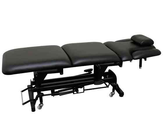 Массажный стол 289-B гидравлический для массажа и косметологии Черный Киев