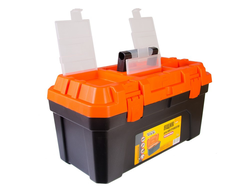 MASTERTOOL Скриня для інструментів MASTERTOOL з пластиковими замками 22.5" 572х300х295 мм 79-60 Київ - фото 7
