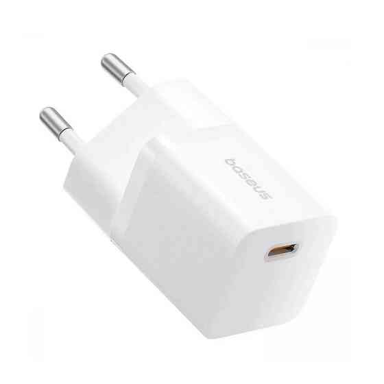 Мережевий зарядний пристрій Baseus GaN5 Fast Charger (mini) 1C 25W EU Moon White P10110909213-00 Одеса
