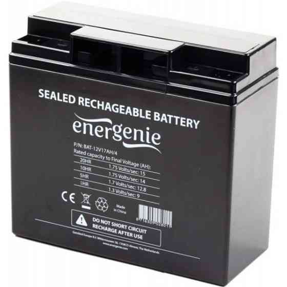 Акумуляторна батарея EnerGenie 12V, 17Ah (BAT-12V17AH/4) Киев