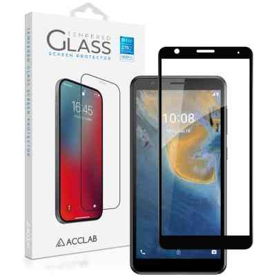 Стекло защитное ACCLAB Full Glue ZTE Blade A31 Plus Black (1283126523083) Винница