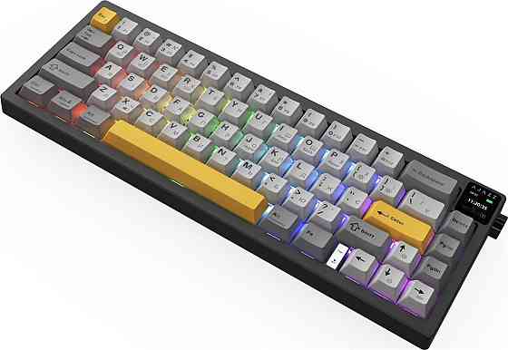 Клавіатура бездротова Ajazz AK650 Flying Fish Switch Black (AK650-FF-BGY) ( Чорний ) Харьков