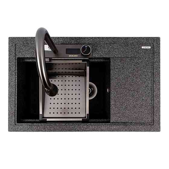 VALESO Гранітна мийка VALESO ATRUM 7950 матова Графіт Коломыя