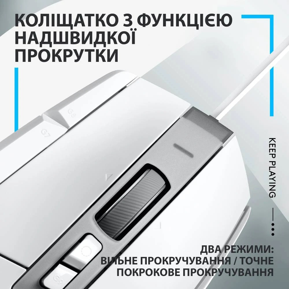 Миша Logitech G502 X White (910-006146) Білий Харків - фото 18