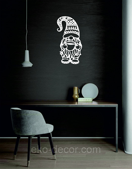 Декоративне настінне Панно «Гном», Декор на стену Київ - фото 5