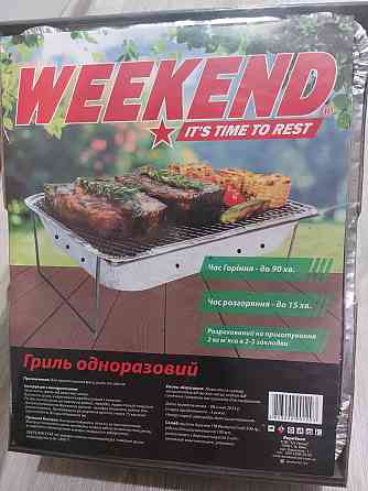 Одноразовый мангал 25 на 32 см разноцветный Киев