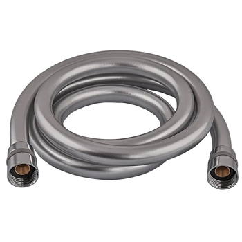 Шланг для душа 150см силикон серебристый ZERIX SILVER.F03 Харьков