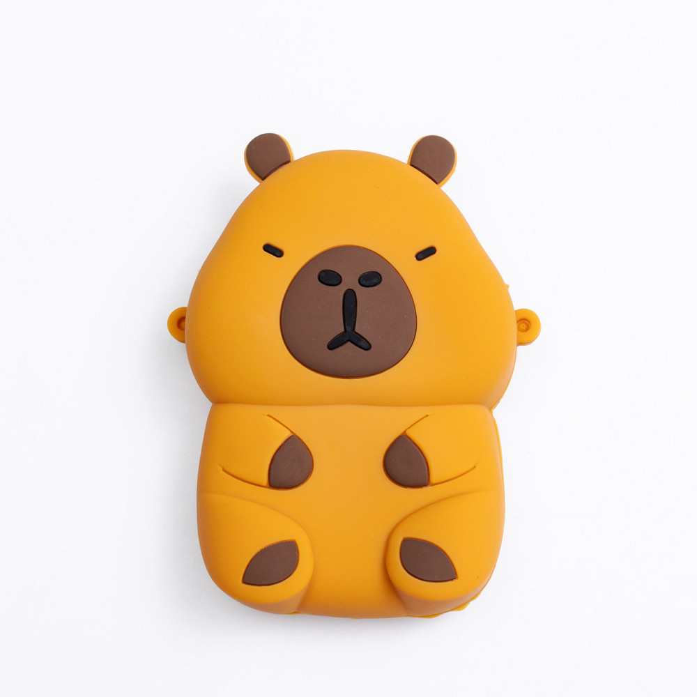 Силіконова сумка Капібара для дітей через плече, коричнева Київ - фото 2