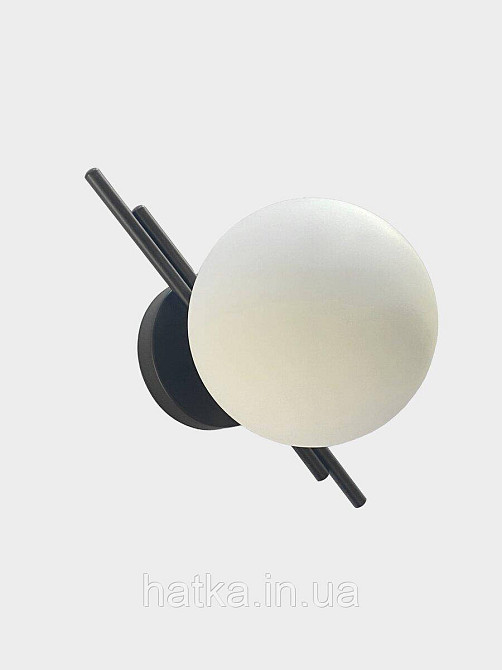 Настінне бра на 1 плафон B-91182/1 чорний Київ - фото 1