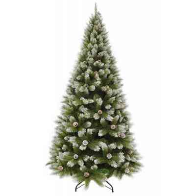 Искусственная сосна Triumph Tree зеленая с эффектом инея и шишками, 1,85 м (8718861280340) Винница