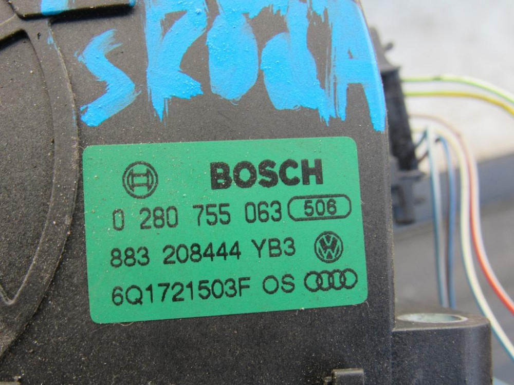 Педаль газу Skoda Fabia 2007-2014 (0280755063) Ковель - фото 2