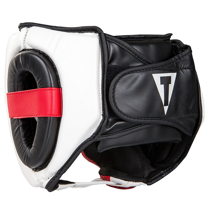 Боксерський шолом TITLE MMA Command Black/White/Red L (капа в комплекті) Кам'янське - фото 3