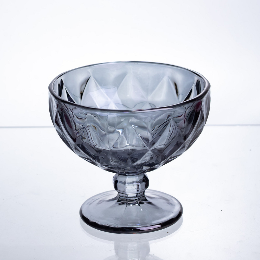 Набір креманок Fractal 6 штук по 300 мл HP-19-271 прозора креманка для десертів йогуртів морозива Коломия - фото 3