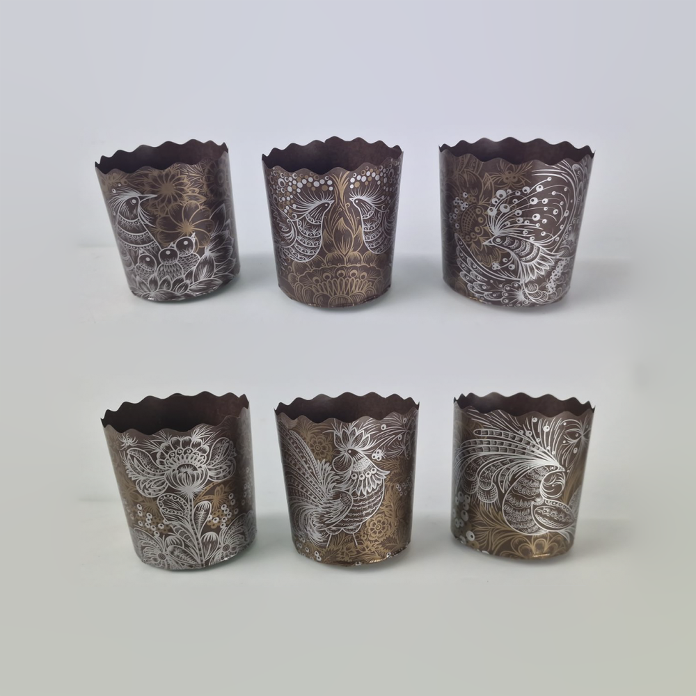 Бумажные формы для выпекания пасхальных паски (85*70) Жар-Птица(150гр) (50 шт) Харьков - изображение 1