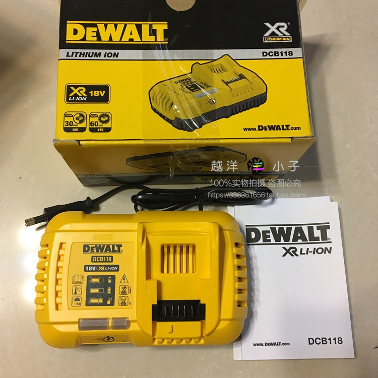 Професійний зарядний пристрій для акумулятора DeWALT DCB118 : 18 - 54В Київ - фото 5