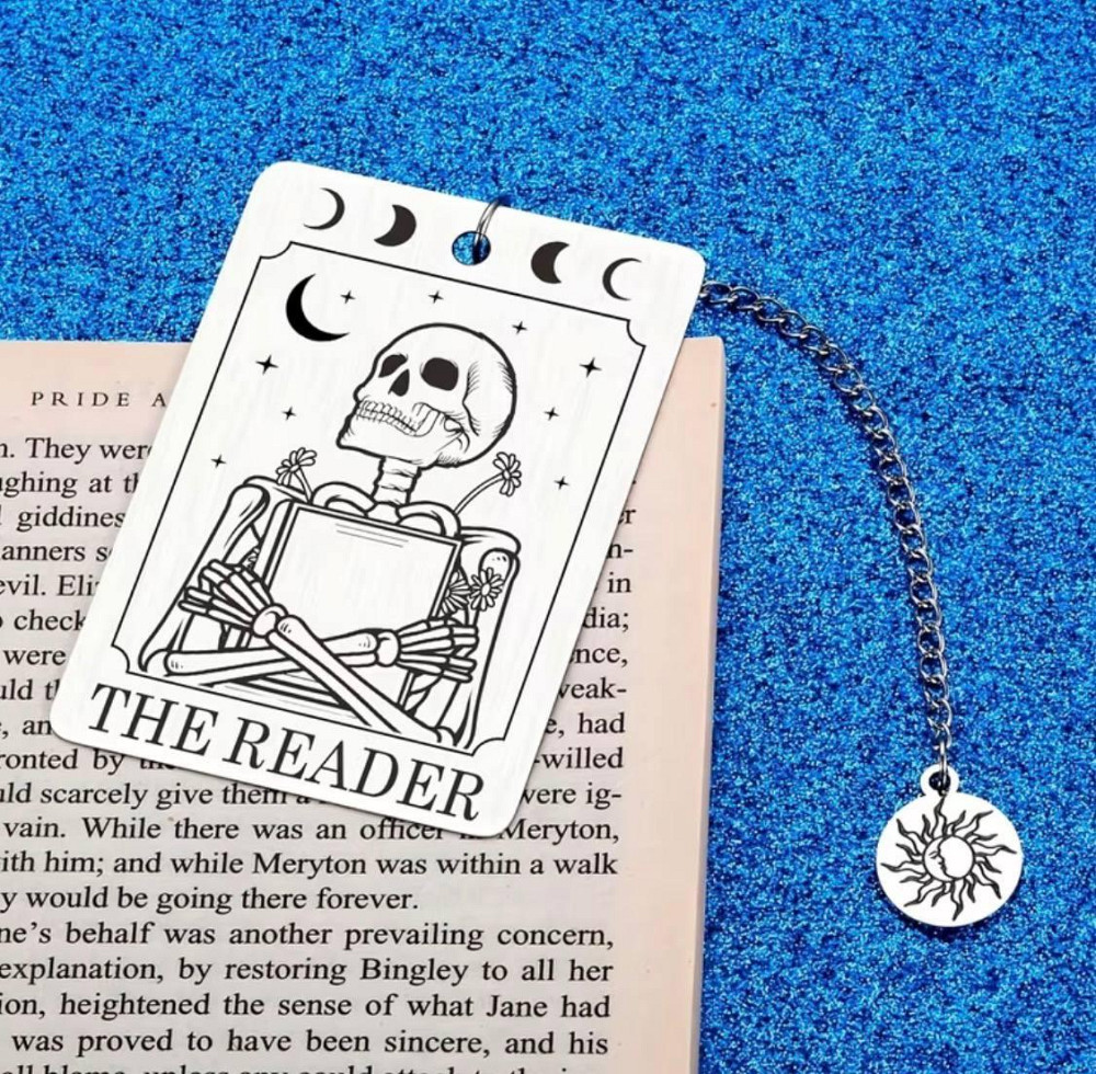 Закладка для книг из нержавеющей стали The Reader, металлическая закладка с цепочкой Киев - изображение 3