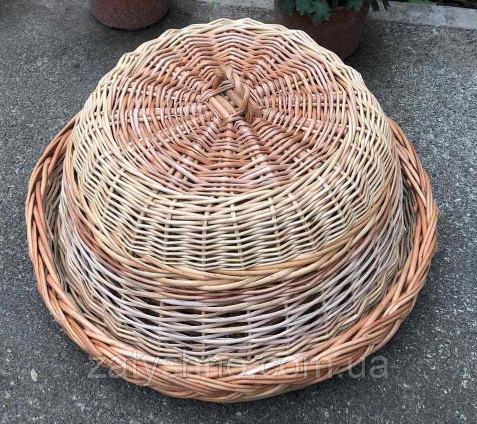 Хлебница плетеная с крышкой из лозы Киев - изображение 4