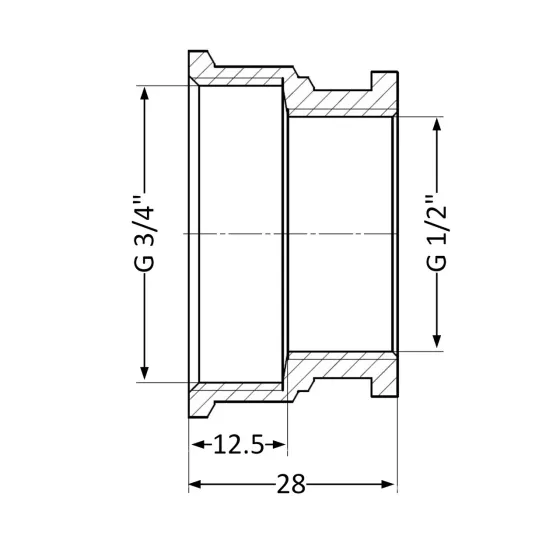 Муфта Thermo Alliance Standart 1/2