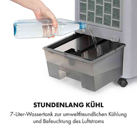 Таунхаус 3-в-1 воздухоохладитель вентиляторный увлажнитель 396 м³/ч | 110 Вт | 7 литров | 4 скорости | 4 Ровно