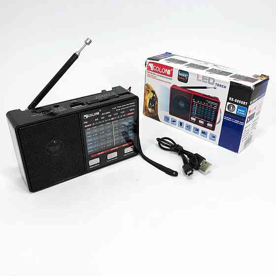 Всеволновой радио приемник GOLON, Радиоприемник от сети 220 аналоговый, Радио с встроенным MP3 плеером OL-28 Львов