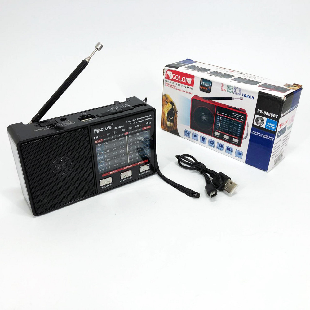 Всеволновой радио приемник GOLON, Радиоприемник от сети 220 аналоговый, Радио с встроенным MP3 плеером OL-28 Львов - изображение 5