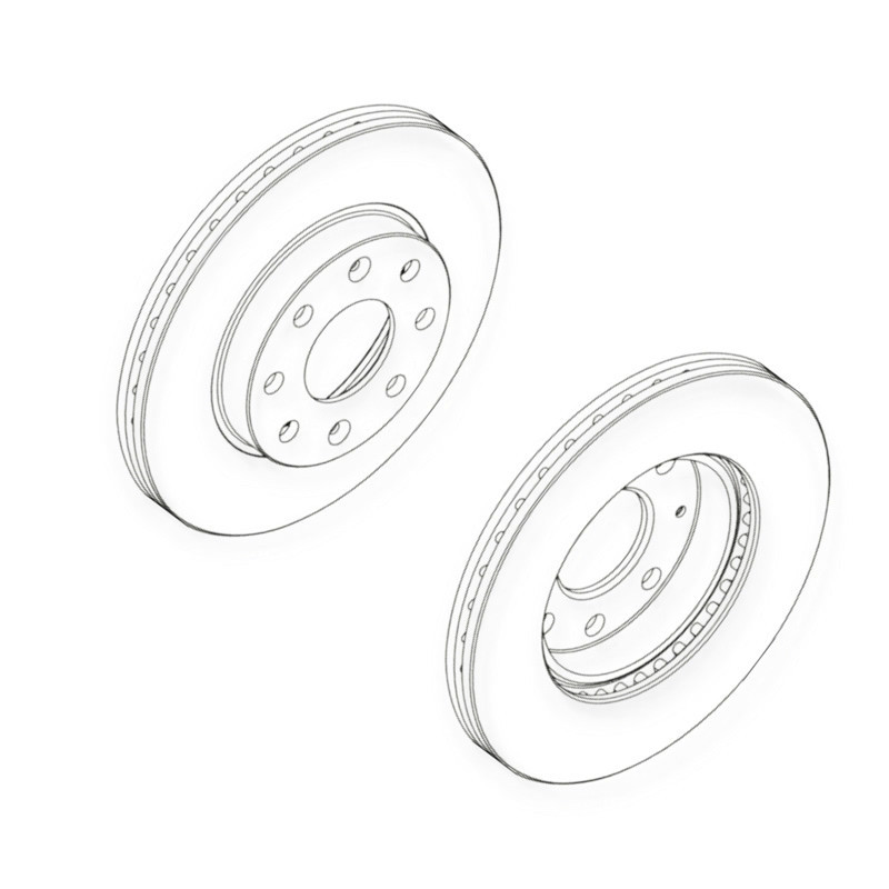 Диск гальмівний автомобіль Chevrolet Авео передній (R13) FERODO Мукачево - фото 3