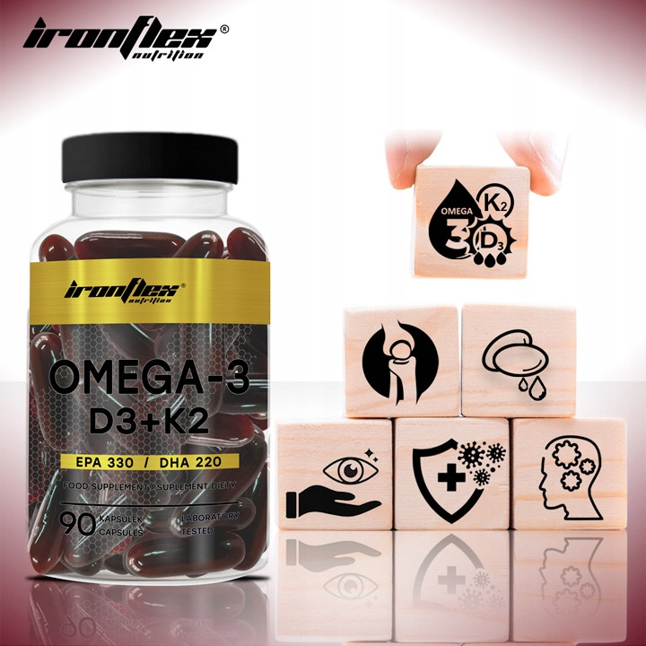 Omega 3 D3 + K2 90 caps Луцьк - фото 3