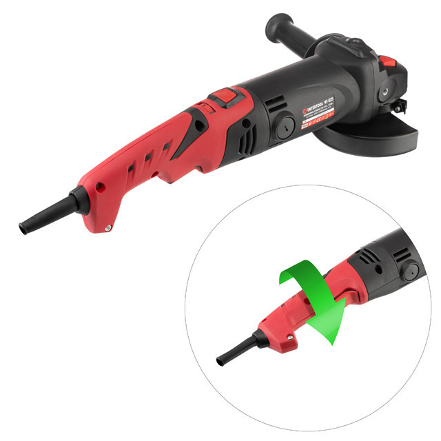 Болгарка INTERTOOL WT-0225, 1,2 кВт, 5000-12000 об/хв, диск 125 мм, поворотне руків’я - з плавним запуском Львів - фото 3