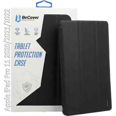 Чохол до планшета BeCover Tri Fold Soft TPU Silicone Apple iPad Pro 11 2020/2021/2022 Black (709710) Вінниця