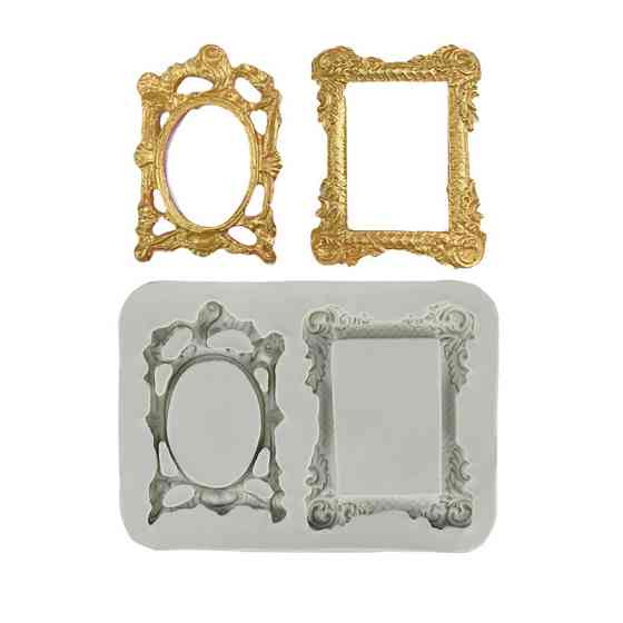 Силиконовая форма Рамки 70 на 95 мм серый Киев